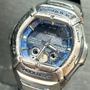 CASIO カシオ G-SHOCK ジーショック GW-1401 腕時計 タフソーラー アナデジ カレンダー 多機能 ラバーバンド ステンレススチール メンズの画像2