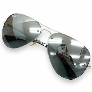 Ray-Ban レイバン サングラス 眼鏡 小物 アイウェア ファッション ブ ケース付き ティアドロップ RB3449 アビエーター AVIATOR ミラー 偏光