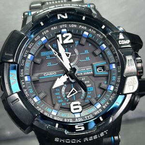 美品 CASIO カシオ G-SHOCK ジーショック スカイコックピット MASTER OF G グラビティマスター GW-A1100FC-1A 腕時計 電波ソーラー 多機能