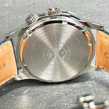 海外モデル 美品 CITIZEN シチズン エコドライブ BU2020-02A 腕時計 ソーラー アナログ カレンダー ワールドタイム ステンレススチール_画像8