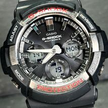 CASIO カシオ G-SHOCK ジーショック GAW-100-1A 腕時計 タフソーラー 電波ソーラー アナデジ ブラック ステンレススチール 動作確認済み_画像1