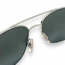 美品 Ray-Ban レイバン サングラス 眼鏡 アイウェア ファッション ブランド スクエア RB3593 ツーブリッジ ミラー ケース付き_画像7