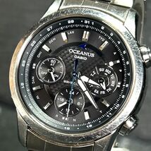 希少 CASIO カシオ OCEANUS オシアナス OCW-30SDJ-1A 腕時計 タフソーラー 電波ソーラー アナログ カレンダー チタニウム 動作確認済み_画像2