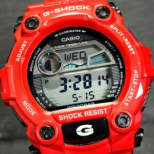 海外モデル CASIO カシオ G-SHOCK ジーショック G-7900A-4 腕時計 クオーツ デジタル 多機能 レッド ステンレススチール メンズ 動作確認済