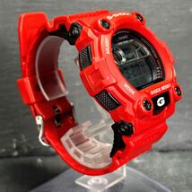 海外モデル CASIO カシオ G-SHOCK ジーショック G-7900A-4 腕時計 クオーツ デジタル 多機能 レッド ステンレススチール メンズ 動作確認済_画像5