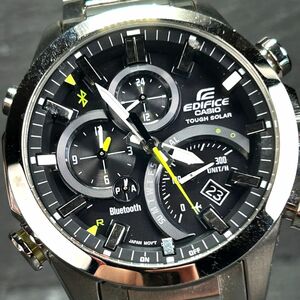 美品 CASIO カシオ EDIFICE エディフィス EQB-500D-1A 腕時計 タフソーラー アナログ ブルートゥース モバイルリンク メンズ 動作確認済み