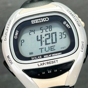 2012大阪マラソン限定モデル 美品 SEIKO セイコー スーパーランナーズ SBEF013 腕時計 ソーラー デジタル ランニングウォッチ 多機能
