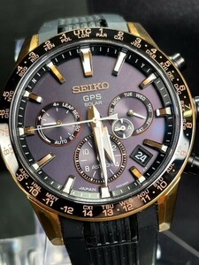  производство конец модель очень красивый товар Seiko SEIKO ASTRON Astro n внутренний стандартный товар SBXC006 сапфир стекло GPS солнечные радиоволны наручные часы рабочее состояние подтверждено 