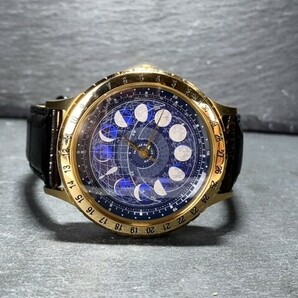 超レア品 新品 シチズン CITIZEN カンパノラ コスモサイン CAL-4P85 ブルー系文字盤 月齢ウォッチ QZ クオーツ メンズ 腕時計 コレクションの画像5