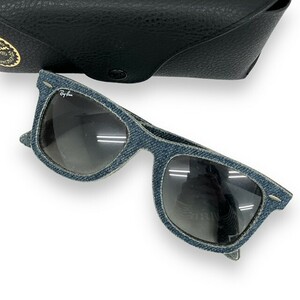 Ray-Ban RayBan солнцезащитные очки очки I одежда мода Wayfarer Wayfarer RB2140Fwe Lynn тонн Denim с футляром 