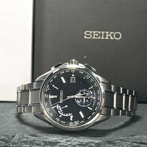 美品 SEIKO BRIGHTZ セイコー ブライツ フライトエキスパート SAGA289 腕時計 電波ソーラー チタニウム アナログ 3針 カレンダー メンズ_画像5