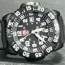 LUMINOX ルミノックス 3050 ネイビーシールズ Navy SEALs 腕時計 クオーツ ミリタリー ブラック カレンダー 200M防水 アナログ メンズ_画像6