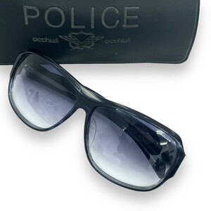 POLICE Police sunglasses glasses small articles I wear fashion brand S1702J storage bag attaching oval blue we Lynn ton 