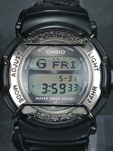 CASIO カシオ Baby-G ベビージー File ファイル BG-1098 デジタル 腕時計 ブラック 布製ベルト マジックテープ ステンレス 新品電池交換済