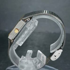 美品 SEIKO セイコー ALBA アルバ V251-5230 アナログ クォーツ 腕時計 ブラック文字盤 メタルベルト ステンレススチール 新品電池交換済みの画像4