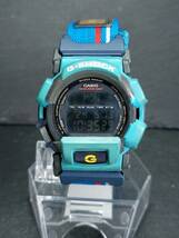 CASIO カシオ G-SHOCK ジーショック TOUGH LABEL DW-003H-2T メンズ デジタル 腕時計 ブルー 布製ベルト 新品電池交換済み 動作確認済み_画像2