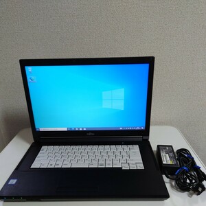 富士通 LIFEBOOK A577/S / Core i5 7200U 2.50GHz / メモリ 8GB / HDD 500GB / DVD / 15.6型 / OS有り / 