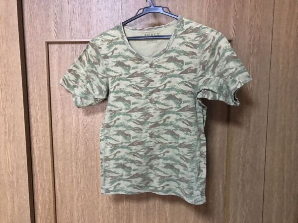 【AVIREX】アヴィレックス ミリタリー 半袖 Tシャツ 迷彩 カモフラ M