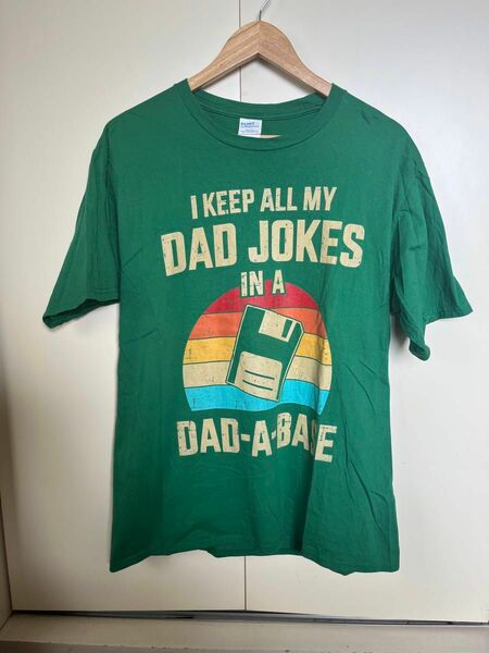 dad a base Tシャツ 古着　USA 半袖