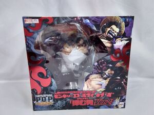 ●ワンピース Portra it Of Pirates SA-MAXIMUM モンキー・D・ルフィギ ア″4” 弾む男 Ver.2 メガハウス P.O.P DX 050/276E