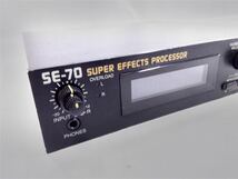 BOSS PRO SE-70 SUPER EFFECTS PROCESSOR 日本製 マルチエフェクター ACアダプター(BRB-100)付き [004] 085/497E_画像2