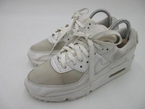 NIKE ナイキ エアマックス90 DH8010-100 ローカット スニーカー size23.5/白 ■■