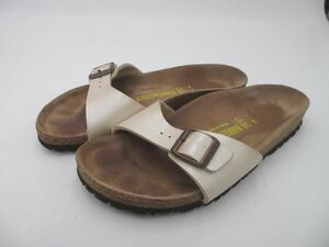 BIRKENSTOCK ビルケンシュトック マドリッド ビーチ サンダル size24.5/ベージュ ■■