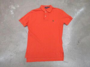 ゆうパケットOK POLO RALPH LAUREN ポロ ラルフローレン 半袖 ポロシャツ size170/オレンジ ■◆