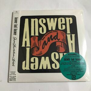 【新品未開封】 Answer And Answer (初回限定盤) (DVD付) CD 9mm Parabellum Bul