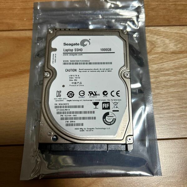 sony ナスネ修理交換用HDD 1TB Seagate SATA HDD