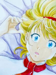 Art hand Auction Handgezeichnete Illustration Touhou Project Alice Margatroid Transparentes Aquarell A4-Format, Comics, Anime-Waren, Handgezeichnete Illustration