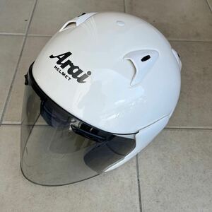 Arai アライ SZ-F ホワイト SZF 白 ジェットヘルメット Sサイズ