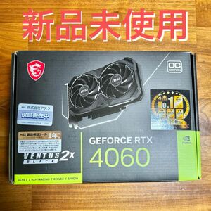 MSI GeForce RTX 4060 OC VENTUS 2X BLACK MSI グラフィックボード【即購入可】