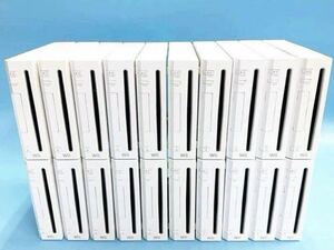 【NINTENDO /ニンテンドー】20台セット　Wii / ウィー　RVL-001　本体　白色 / シロ / ホワイト　大量　まとめ売り　任天堂　ゲーム機