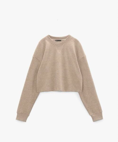 ZARA ソフトスウェットシャツ　トップス