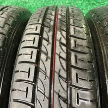 MC518-405 超バリ溝 ブリヂストン SNEAKER 走行少なめ サマータイヤ【 4本 】 135/80R12 68S アルト ミラ ワゴンR ツイン AZワゴン 等_画像3