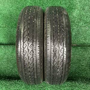 MC545-405 バリ溝 ブリヂストン K370 サマータイヤ【 2本 】145/80R12 80/78N LT 軽トラ 軽バン　キャリー ハイゼット アクティ 等