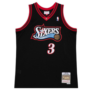 【新品】ミッチェル アンド ネス XLサイズ　フィラデルフィア セブンティシクサーズ アレン アイバーソン 76ers NBA ゲームシャツ