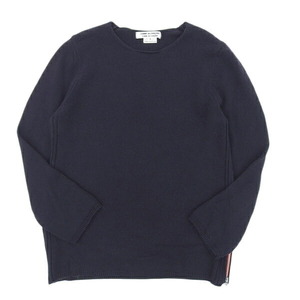 * beautiful goods * Comme des Garcons COMME des GARCONS side ZIP knitted navy lady's sizeS RI-N001 AD2021 2022SS [Y03015]