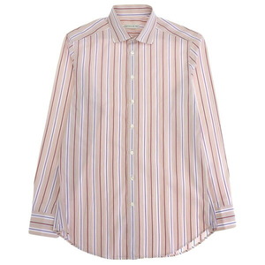 * super-beauty goods * Etro ETRO stripe long sleeve shirt size 40 men's [285867]