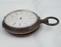 戦前　銀製 SILVER　古い懐中時計　レッツ商会　シルバー 800　98.9g　ジャンク　送料無料_画像5