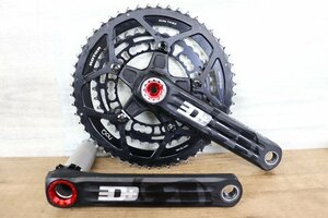 ROTOR 3D+ noQ　ローター　52-36　172.5ｍｍ　BCD110ｍｍ　Φ30　ラウンド　真円　チェーンリング　クランクセット　cicli17　FC81