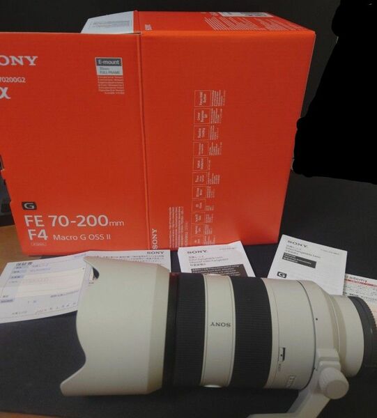 【極美品】FE 70-200mm F4 Macro G OSS II CPLフィルター付き