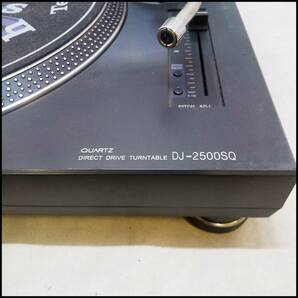 ●KIKUTANI ターンテーブル QUAERTZ DJ機器 レコードプレーヤー DJ-2500SQ 通電OK ジャンク品●C2762の画像5