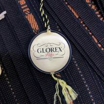 ★GLOREX グロレックス 生地 スーツ生地 PURE WOOL ストライプ ブラウン 40332 布 布地 現状品★G00482_画像2