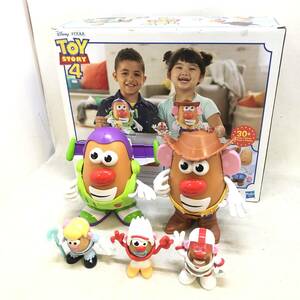 ♪ハスブロ TOY STORY 4 トイストーリー ミスターポテトヘッド バズライトイヤー ウッディー ディズニー ピクサー おもちゃ 中古品♪K20698