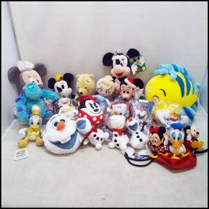 *Disney Disney мягкая игрушка много суммировать Mickey / minnie / Olaf / L sa/ surrey и т.п. Mini размер симпатичный б/у товар *C3006