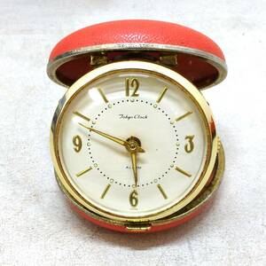 ◇ Tokyo Clock トラベルクロック ねじ巻き時計 置時計 ヴィンテージ 東京時計 動確OK/USED品 ◇ G92119