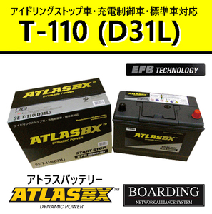 ATLASBX EFB アイドリングストップ車用 SE-T110/D31L
