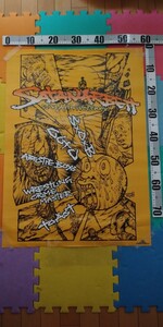 入手困難品!「SATANARBEIT 2nd Anniversary」非売品巨大「ポスター」。今は無き「Specialized Fact」の「TOM画伯」作品「S×O×B」「OUTO」